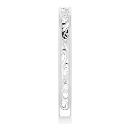Timeless Romance Vintage Wedding Band