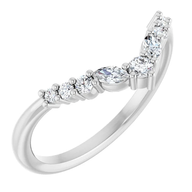 Curved Wedding Band