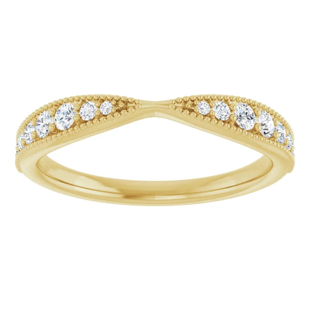 Contoured Match Wedding Band