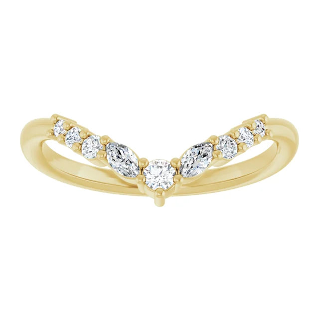 Curved Wedding Band