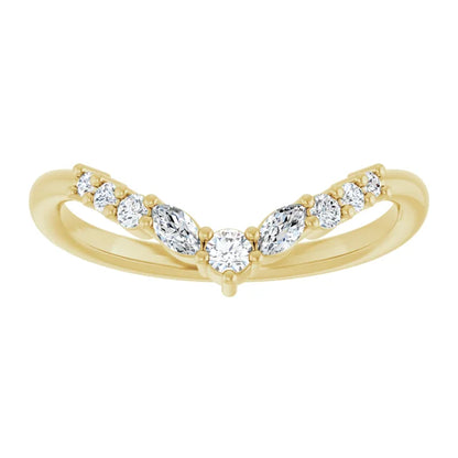 Curved Wedding Band