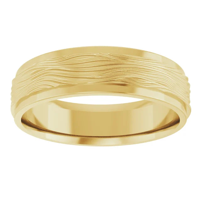 Textured Wedding Band