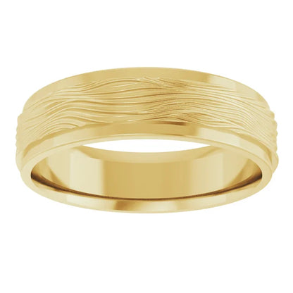 Textured Wedding Band
