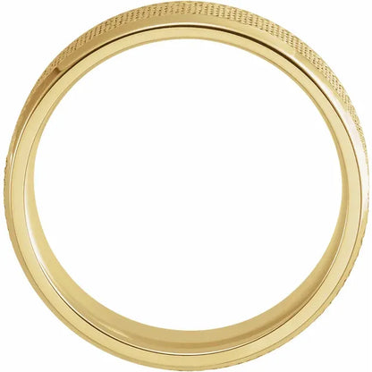 The Noble Carve Wedding Band